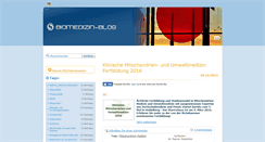Desktop Screenshot of biomedizin-blog.de