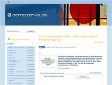Tablet Screenshot of biomedizin-blog.de